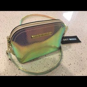 Steve Madden Holographic mini purse